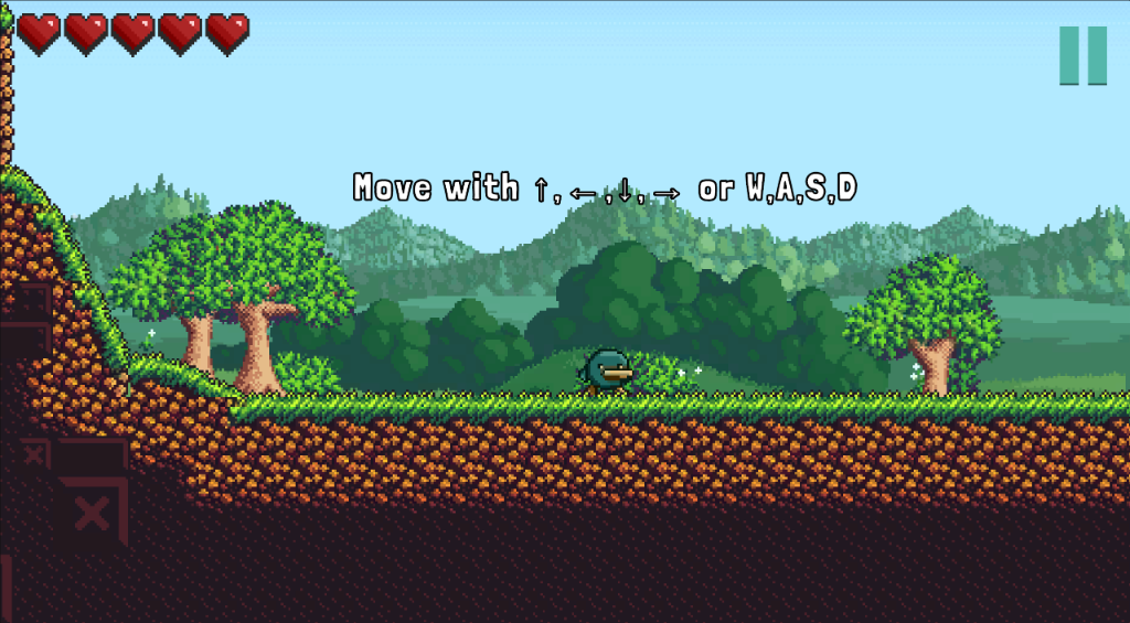 TerraBound Screenshot - Movement tutorial